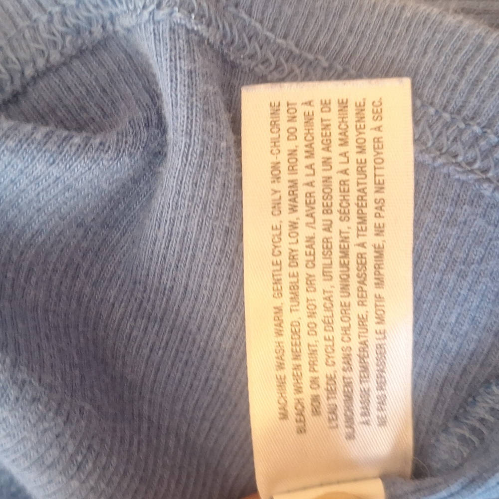 Old Navy Women's Ribbed Blue Crew Neck Tank Top Size XL/TG - Picture 4 of 5